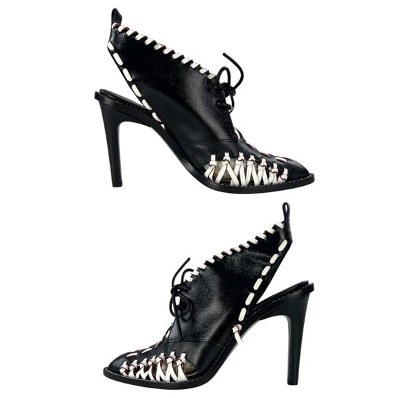 Louis Vuitton Whipstitch Leather Heels - Picture 3 of 7